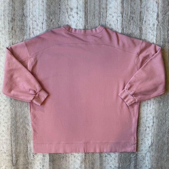 Lululemon Perfectly Oversized Crew in Pink Puff Size 12 - Picture 6 of 12